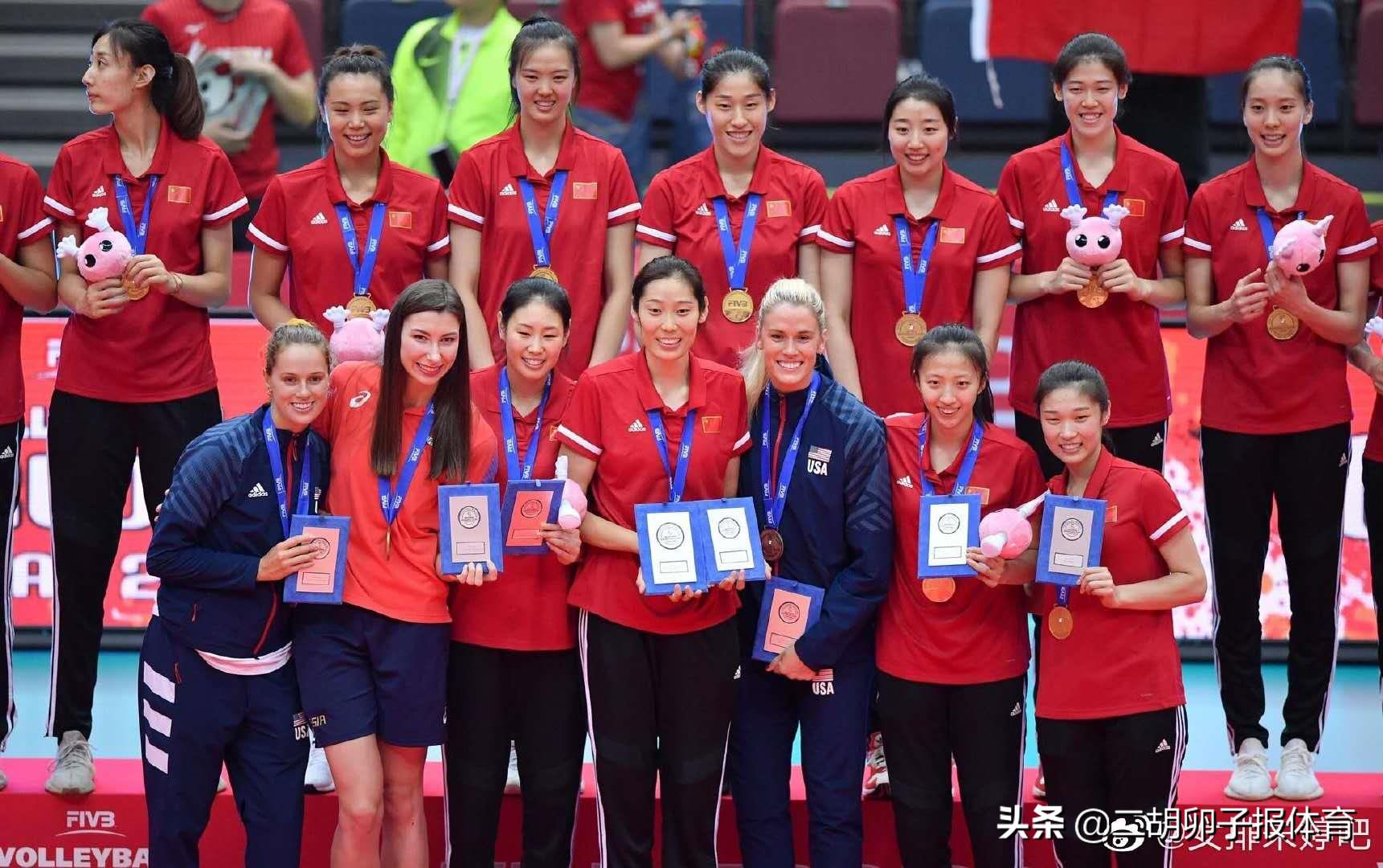 女排世界杯11連勝（回顧：2019年世界杯中國女排奪冠，四人入選最佳陣容）