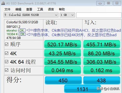 4kb是多少兆（小白裝機，你必須要知道的電腦測試軟件-硬盤檢測）