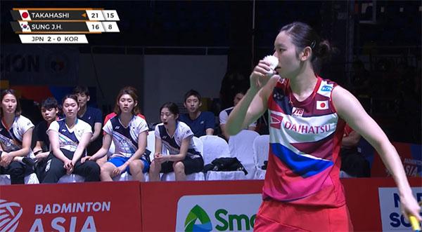 2020亞洲羽毛球女子團體決賽（山口茜油菜花獲勝 日本3-0韓國奪冠丨亞洲女團決賽）