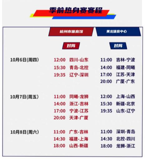 CBA季前賽門票（體壇快車丨CBA常規賽10月10日打響，巴黎奧運會首階段門票發售計劃公布）