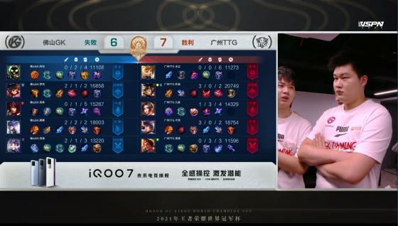 TTG和GK誰贏了（世冠半決賽：巔峰對決喬離依舊強勢！佛山GK戰勝廣州TTG晉級決賽）